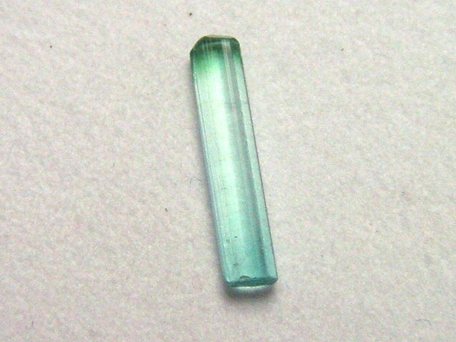Tourmaline crystal 13 mm bicolor