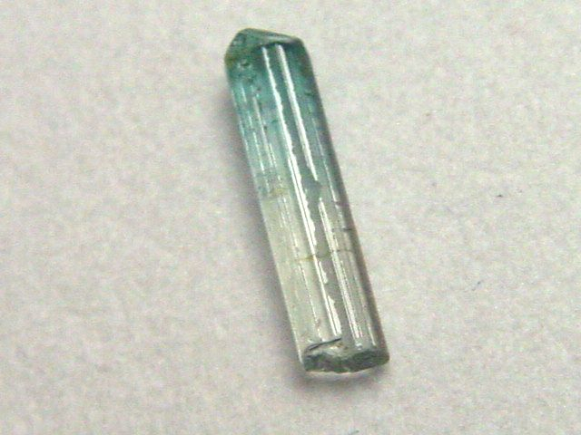 Tourmaline crystal 11,5 mm bicolor