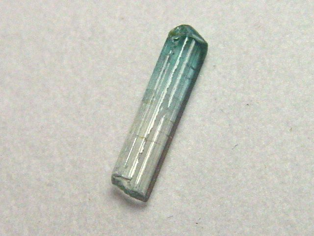Tourmaline crystal 11,5 mm bicolor