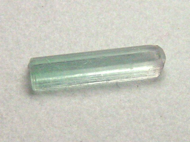 Tourmaline crystal 12 mm bicolor