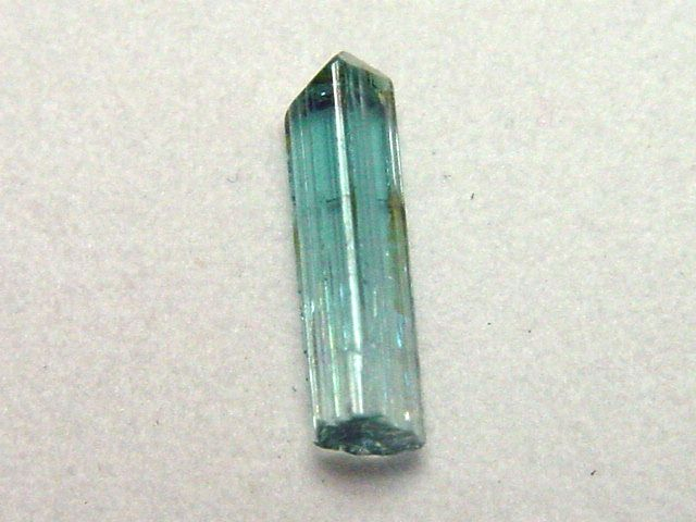 Tourmaline crystal 12 mm bicolor