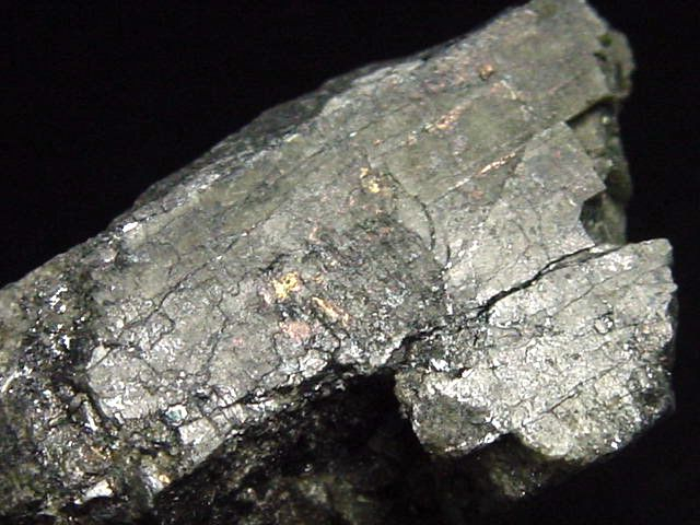 Silber Stufe 56 mm reiche Silberader - Garpenberg, Schweden