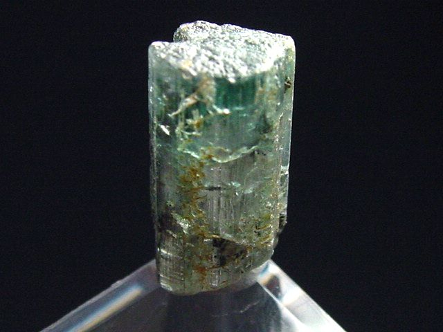 Turmalin Kristall zweifarbig 16,5 mm blau und weiß - Minas Gerais, Brasilien