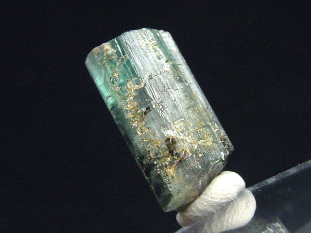 Turmalin Kristall zweifarbig 16,5 mm blau und weiß - Minas Gerais, Brasilien
