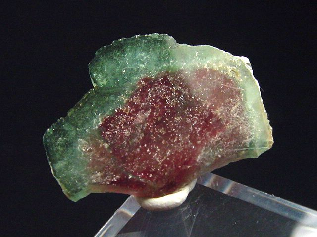 Wassermelonenturmalin 11,49 Ct. polierte Kristallscheibe Brasilien