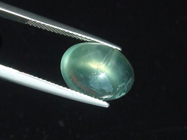 Prehnit Katzenauge 7,01 Ct. selten Cabochon - Northern Territory, Australien