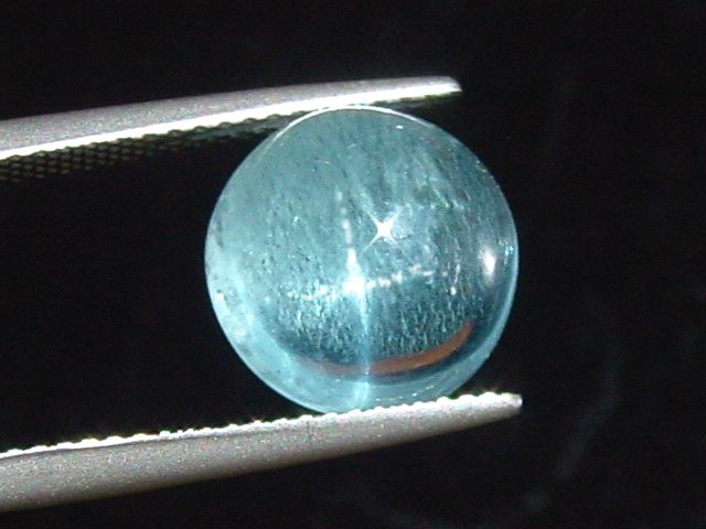 Sternaquamarin / Stern Aquamarin 5,25 Ct. selten Brasilien