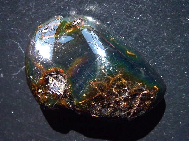 Blauer Bernstein 26,84 Gramm - 5,4 cm Sumatra, Indonesien