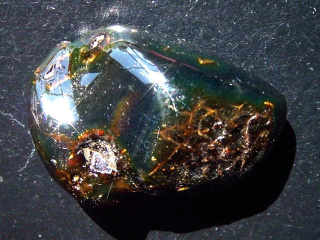 Blauer Bernstein 26,84 Gramm - 5,4 cm Sumatra, Indonesien