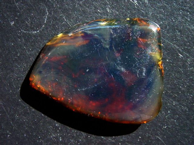 Blauer Bernstein 21,26 Gramm - 6,0 cm Sumatra, Indonesien