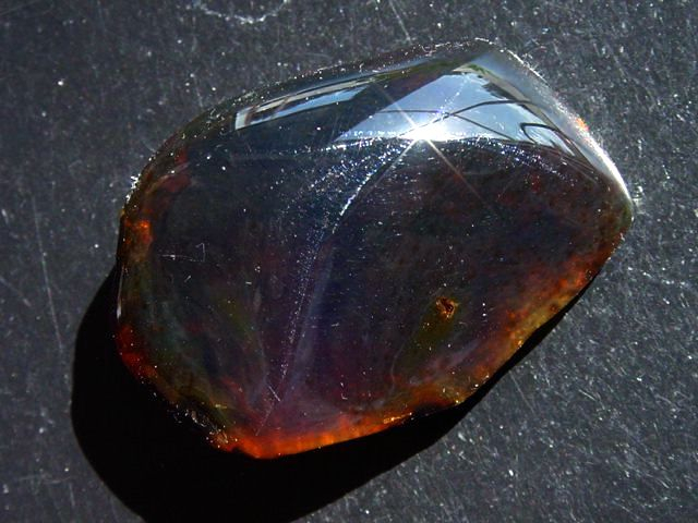 Blauer Bernstein 18,02 Gramm - 4,9 cm Sumatra, Indonesien