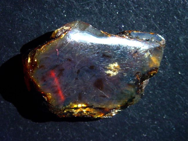 Blauer Bernstein 22,18 Gramm - 5,5 cm Sumatra, Indonesien