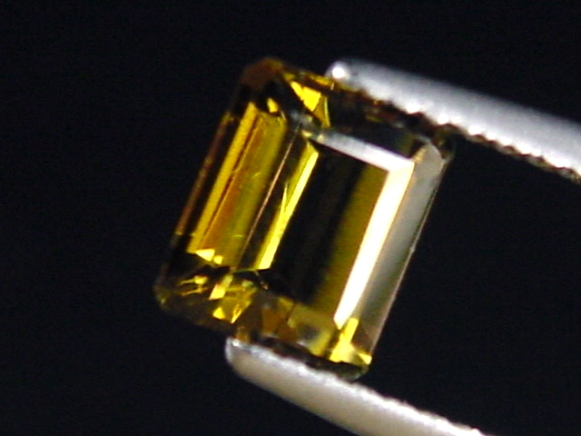 Dravit / brauner Turmalin 1,34 Ct. Oktagon 6,5 x 5,5 mm Brasilien