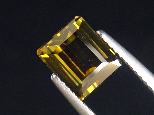 Dravit / brauner Turmalin 1,87 Ct. Oktagon 7,5 x 6,5 mm Brasilien
