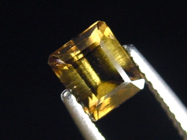 Dravit / brauner Turmalin 1,14 Ct. Oktagon 6 x 5 mm Brasilien