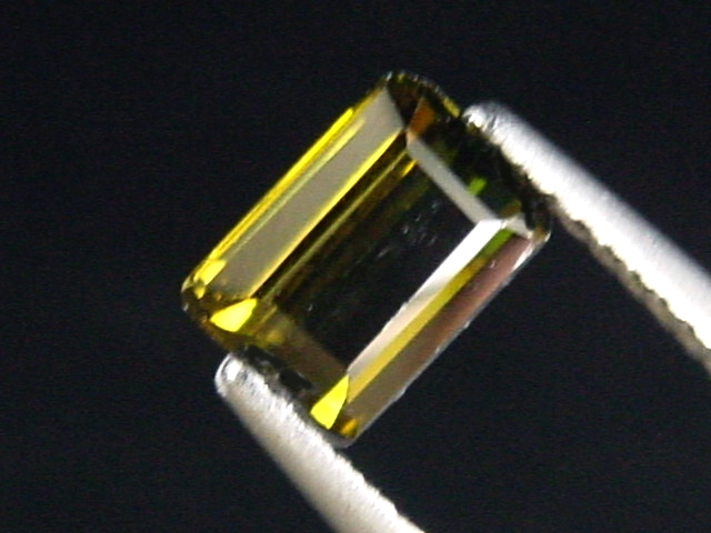 Dravit / brauner Turmalin 1,06 Ct. Oktagon 6,5 x 4,5 mm Brasilien