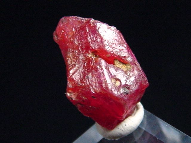 Rubin Kristall 11 mm intensives Rot - Tansania