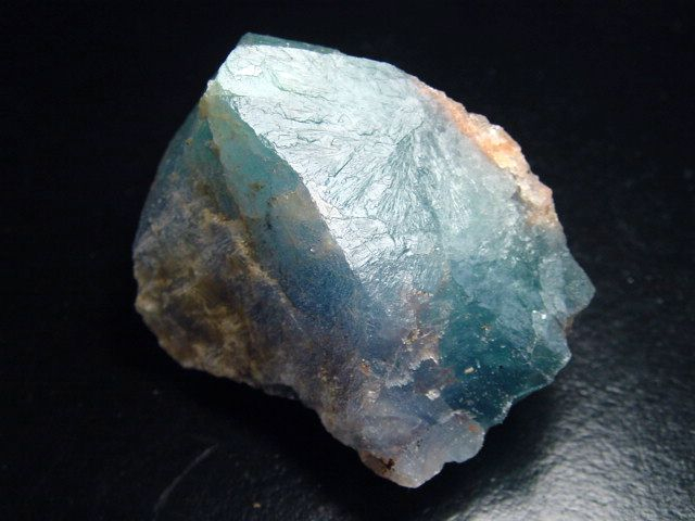 Fluorite crystal 55 mm aqua blue - Grube Hesselbach, Schwarzwald, Germany