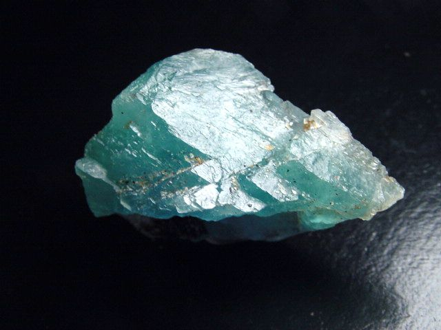 Fluorite crystal 56 mm aqua blue - Grube Hesselbach, Schwarzwald, Germany
