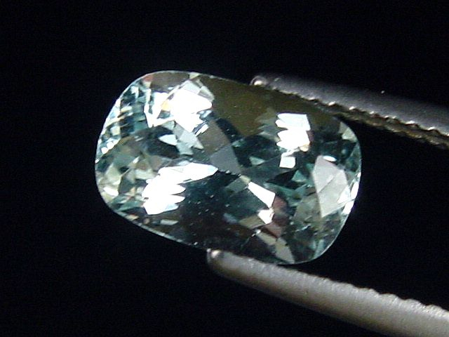 Aquamarin 2,09 Ct. Antikschliff 9,5 x 6,5 mm Brasilien