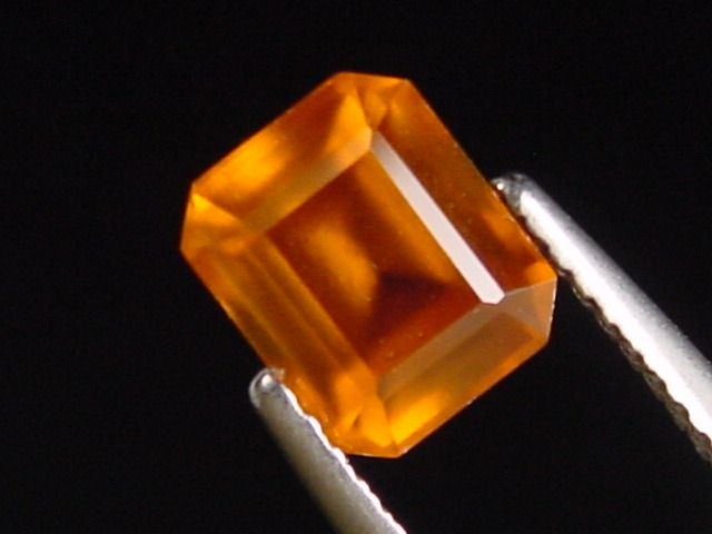 Hessonit Granat 2,00 Ct. Oktagon 7 x 6 mm Indien