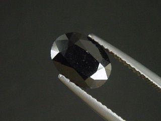 Kassiterite 3,83 Ct. 9 mm oval faceted - Böhmen, Czech Rep.