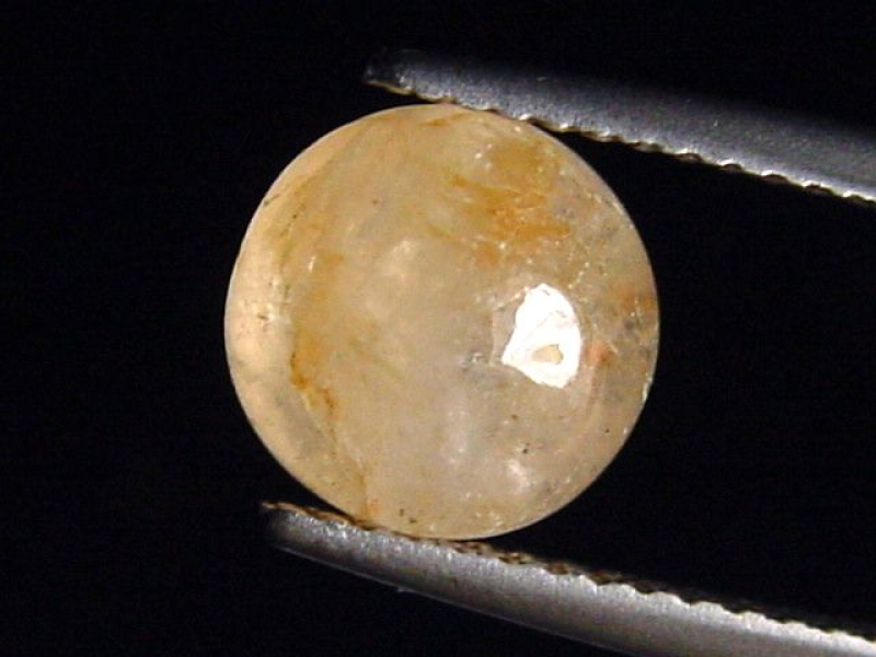 Phenakit 2,94 Ct. Rund Cabochon selten - Piracicaba, Minas Gerais, Brasilien