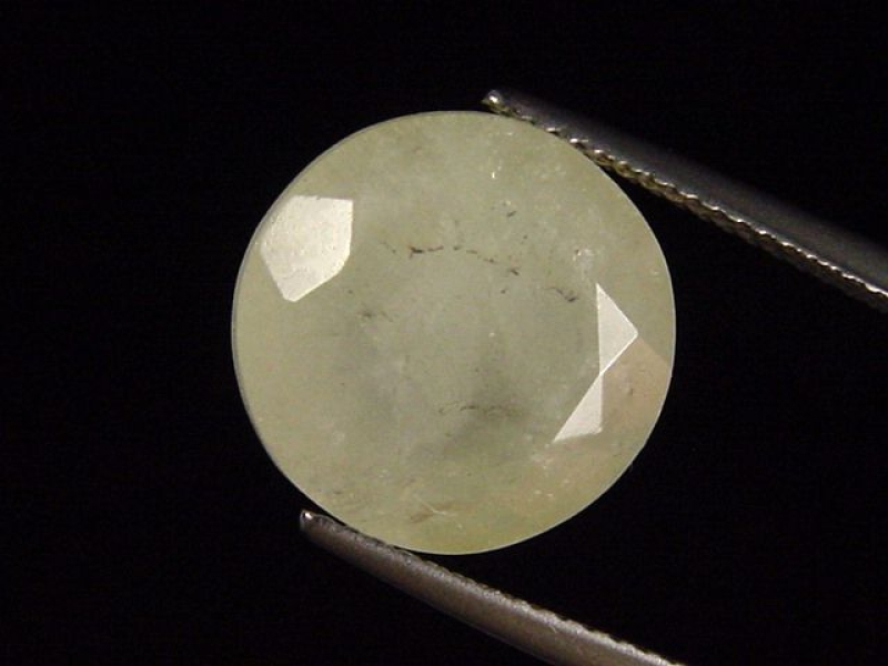 Datolith 11,74 Ct. Rund geschliffen - Charcas, Mexiko