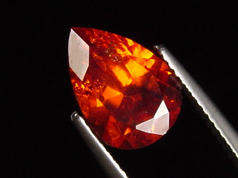 Zinkit 6,07 Ct. Tropfen facettiert - Schlesien, Polen