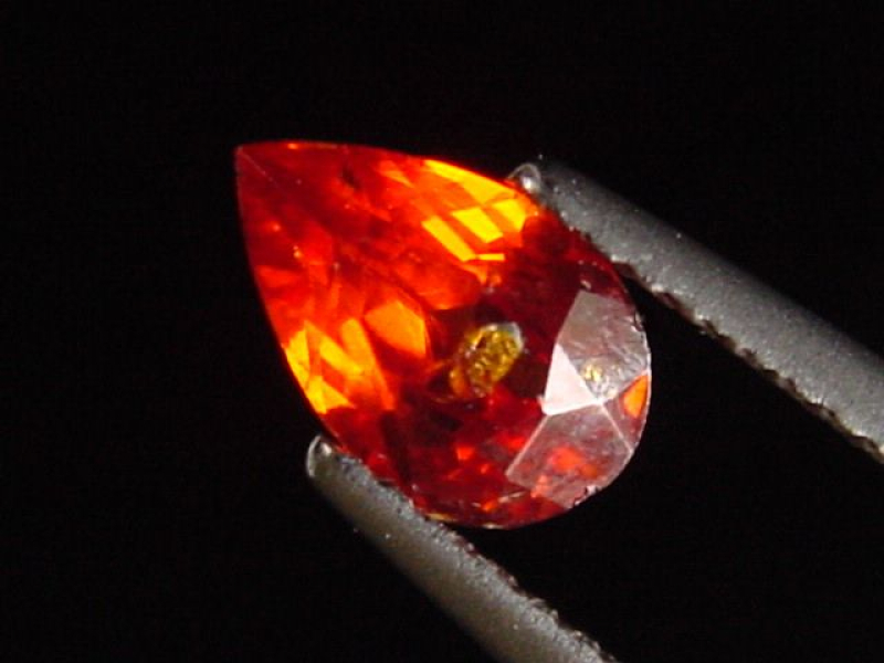 Zinkit 1,55 Ct. Tropfen facettiert - Schlesien, Polen