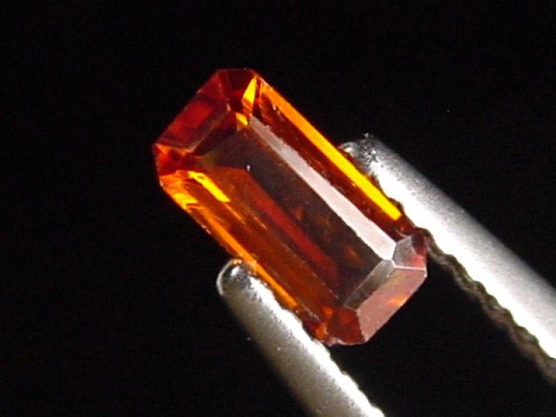 Zinkit 0,63 Ct. Oktagon facettiert - Schlesien, Polen
