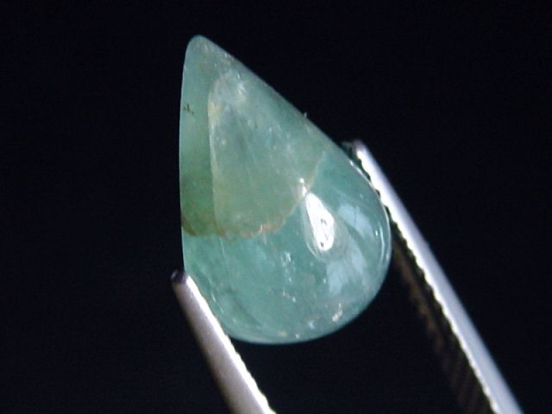 Grandidierit 3,61 Ct. selten Tropfen Cabochon B-Qualität