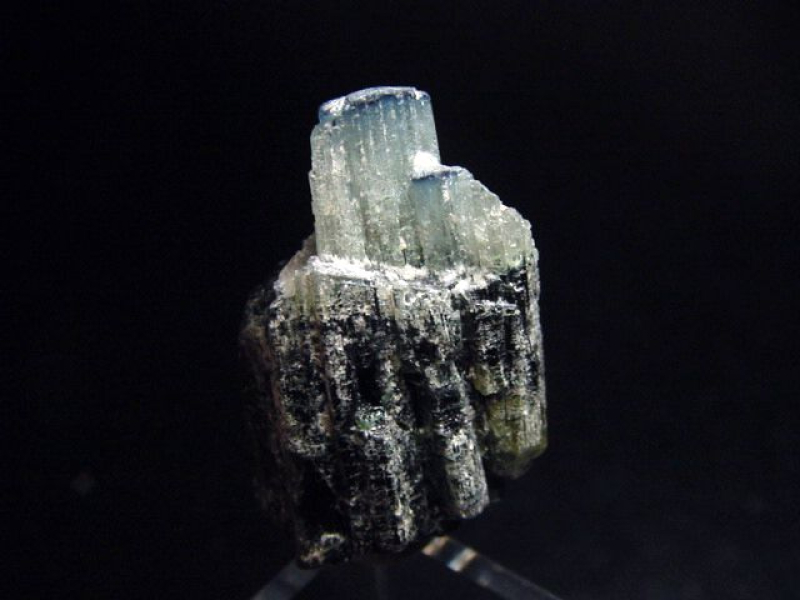 Turmalin Kristall 25 mm blaue Kappe - Tansania