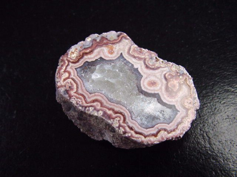 Achat Geode 36 mm mit schönem Farbkontrast - Idar Oberstein, Deutschland