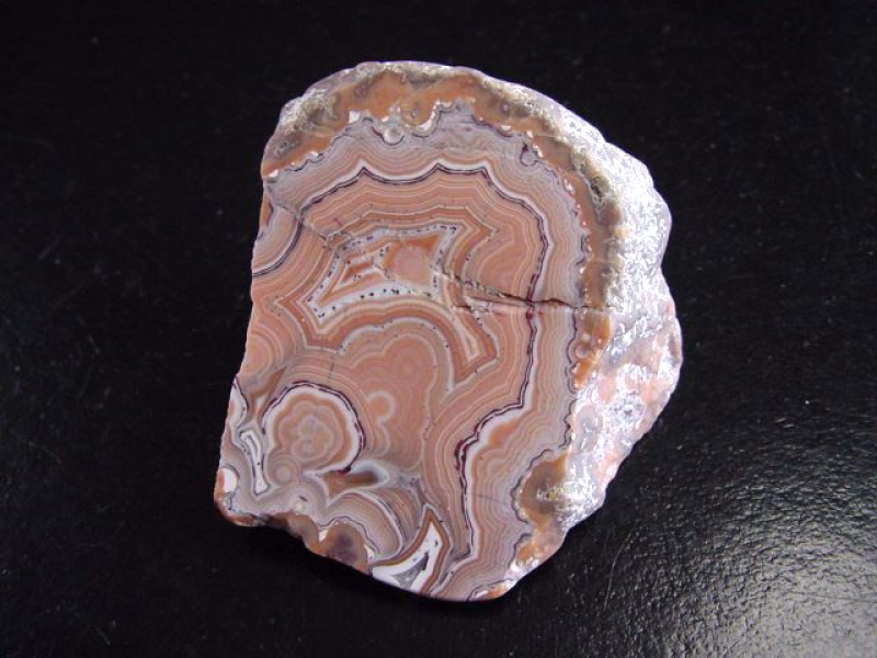 Achat Geode 45 mm mit schönem Farbkontrast - Idar Oberstein, Deutschland