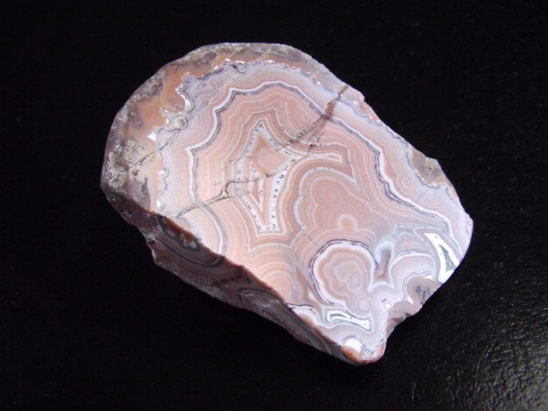 Achat Geode 45 mm mit schönem Farbkontrast - Idar Oberstein, Deutschland