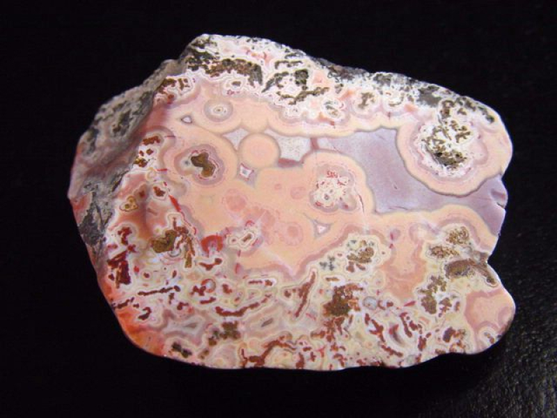 Achat Geode 50 mm mit schönem Farbkontrast - Idar Oberstein, Deutschland