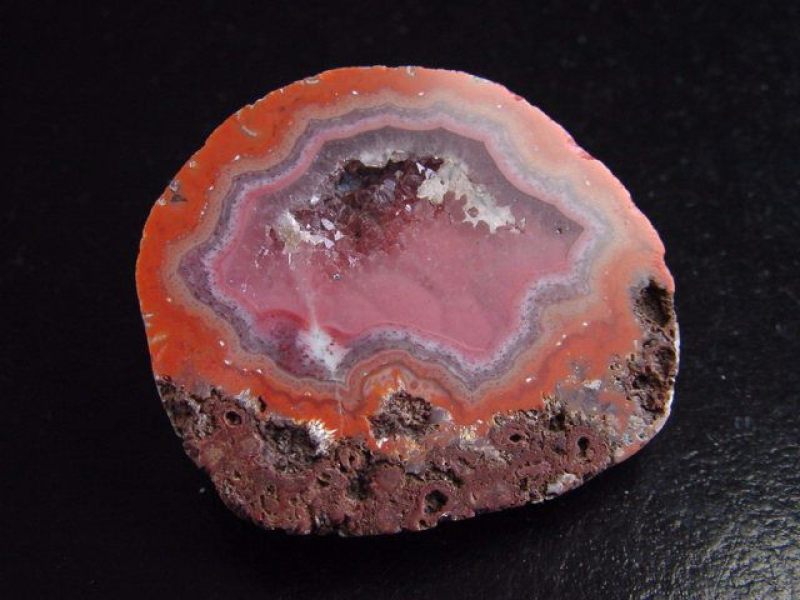 Achat Druse 37 mm mit schönem Farbkontrast - Idar Oberstein, Deutschland