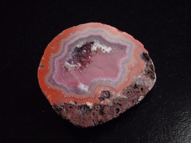 Achat Druse 37 mm mit schönem Farbkontrast - Idar Oberstein, Deutschland