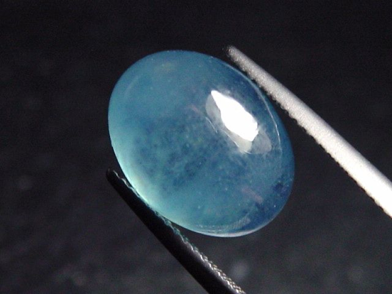 Aquamarin 7,40 Ct. 13,5 x 10,5 mm Oval Cabochon