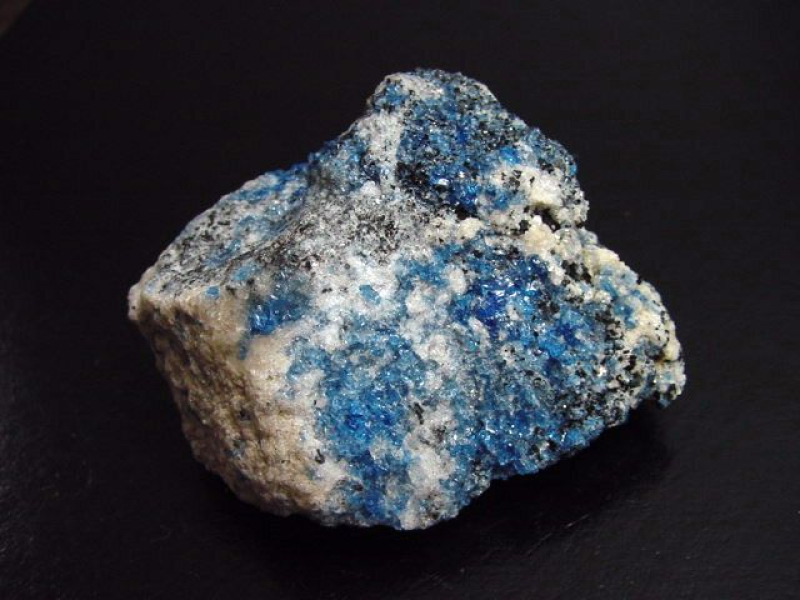Hauyne / Hauynite very rich specimen 60 mm Laacher See, Mendig, Eifel, Germany
