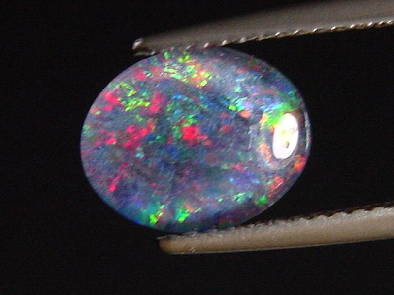 Opal / Edelopal 10 x 8 mm Oval Cabochon Triplette - Australien