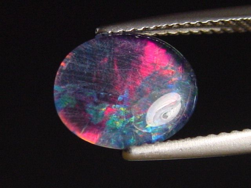 Opal / Edelopal 10 x 8 mm Oval Cabochon Triplette - Australien