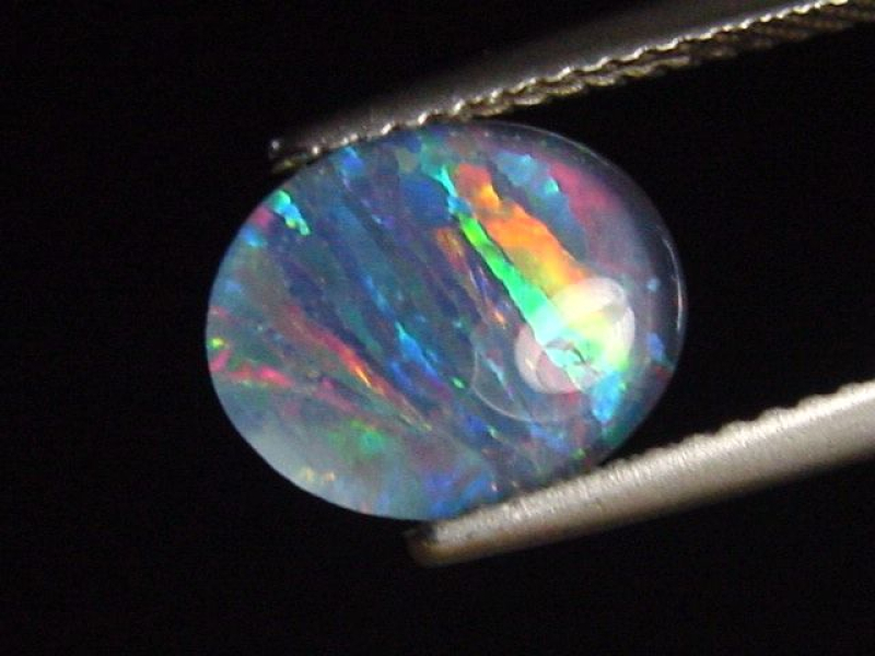 Opal / Edelopal 10 x 8 mm Oval Cabochon Triplette - Australien