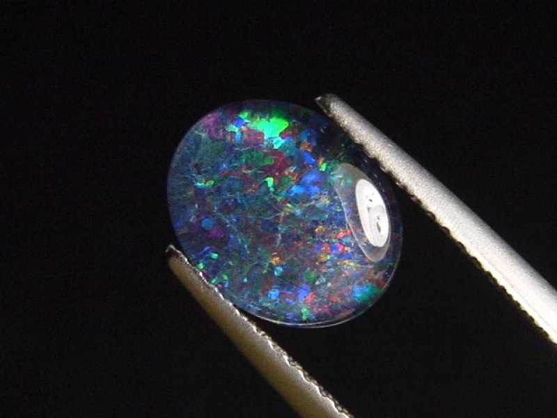 Opal / Edelopal 10 x 8 mm Oval Cabochon Triplette - Australien