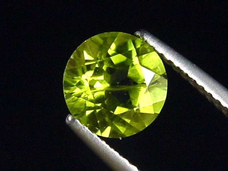 Peridot 2,06 Ct. Apfelgrün - 7,5 mm Rund Sri Lanka