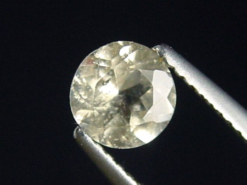 Topas 1,21 Ct. Rund facettiert - Schneckenstein, Sachsen, Deutschland