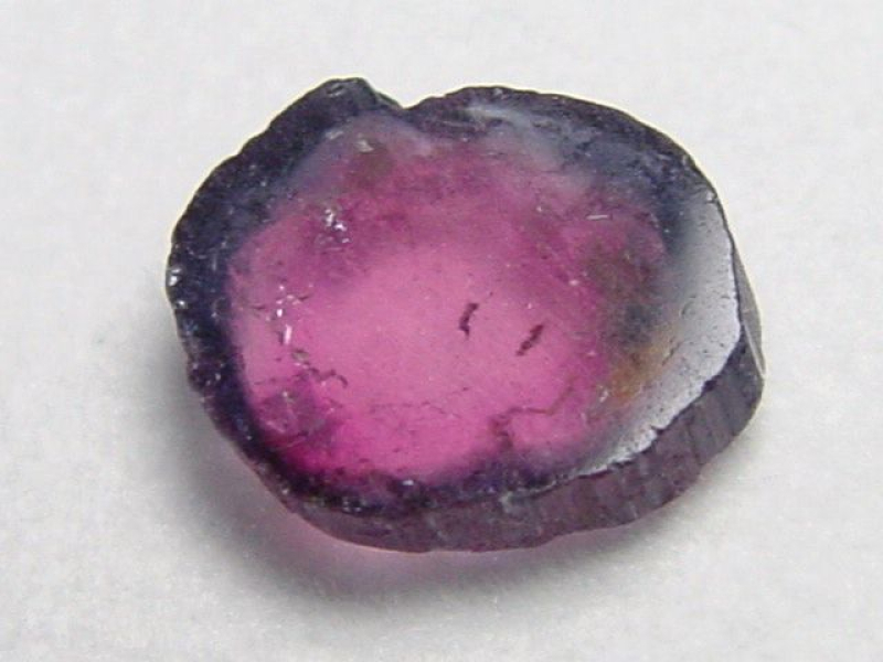 Wassermelonenturmalin 1,83 Ct. polierte Kristallscheibe Brasilien