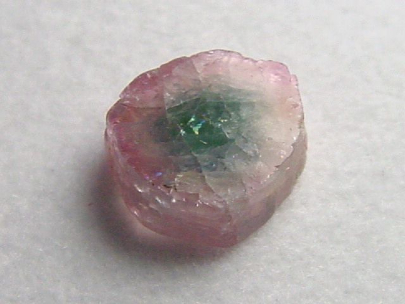 Tourmaline 1,29 Ct. polished crystal slice Brazil