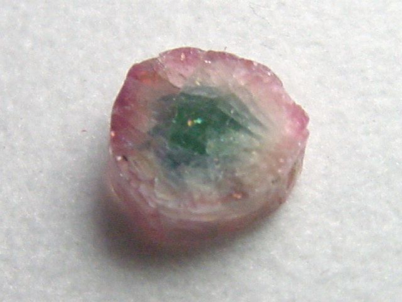 Tourmaline 1,29 Ct. polished crystal slice Brazil